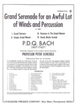Grand Serenade for An Awful Lot Of Winds and Percussion Condensed Score