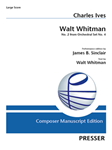 Walt Whitman No. 2 from Orchestral Set No. 4