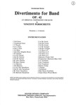 Divertimento For Band  Opus 42