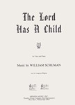 The Lord Has A Child For Voice and Piano