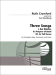Three Songs to Poems by Carl Sandburg