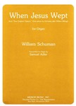When Jesus Wept (From "New England Triptych," Three Pieces for Orchestra After William Billings), fo