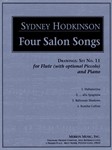 Four Salon Songs Drawings: Set No.11 for Flute(With Optional Piccolo) and Piano