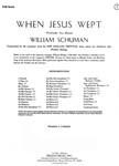 When Jesus Wept