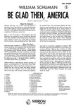 Be Glad Then America