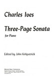 Three Page Sonata