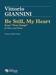 Be Still My Heart, From '4 Songs' For Medium Voice and Piano