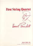 First String Quartet Score and Parts