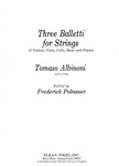 Three Balletti for Springs 2 Violins, Viola, Bass and Piano