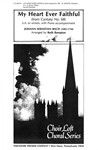 My Heart Ever Faithful (From Cantata No. 68) - S.A., Or Unison, With Piano Accompaniment