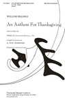 An Anthem for Thanksgiving For Mixed Chorus, Soloists, and Organ