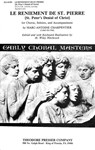 LE RENIEMENT DE ST. PIERRE for Chorus, Soloists, and Accompaniment