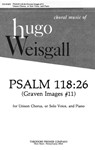 Psalm 118:26 Graven Images #11 - for Unison Chorus, Or Solo Voice, and Piano