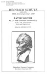 Pater Noster No. 37 From "Cantiones Sacrae" - for S.A.T.B. and Keyboard (Latin and English Text)