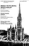 Missa "Sunt Bona Mixta Malis" Hob. Xxii: 2 S.A.T.B. and Organ, With Optional Cello Or Bass