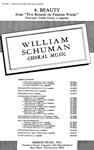 4. BEAUTY from ""Five Rounds on Famous Words"", Four-part Treble Voices, a cappella