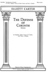 The Defense of Corinth for Speaker, Chorus of Men's Voices, and Piano 4 Hands