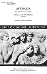 AVE MARIA S.A.T.B. Chorus, a cappella