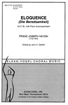 Eloquence (Die Beredsamkeit) - S.A.T.B., With Piano Accompaniment