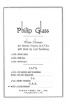 A Clear Midnight Three Choruses for Mixed Voices (S.A.T.B.) With Texts By Carl Sandburg