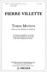 III. Panis Angelicus (From Three Motets) for S.A.T.B. Chorus, a cappella