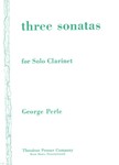 Three Sonatas For Solo Clarinet