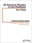 30 Selected Studies in the Positions for Viola