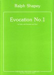 Evocation No.1 For Violin With Percussion and Piano