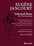 Selected Duos Trois Grandes Sonates, 14 Aria arrangements, excerpts from Jancourt’s Methode, and extensive new pedagogy