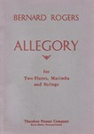 Allegory For Tqo Flutes, Marimba, and Strings - Score