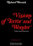 Visions Of Terror and Wonder For Mezzo Soprano and Orchestra