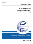 Concerto for Contrabassoon 9x12 score