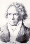 Beethoven Portrait Postcard Pack Of 6 Pack Of 6