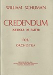 Credendum Article Of Faith, for Orchestra - Full Score