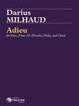Adieu Cantata for Voice, Flute, Viola, and Harp - Extrait D'Une Saison En Enfer