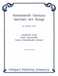 Nineteenth Century German Art Songs Medium Voice