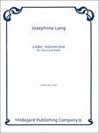 Lieder, Volume One For Voice and Piano