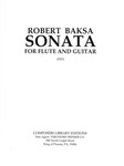 SONATA FOR FLUTE AND GUITAR