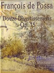 12 Divertissemens Op.15 For Solo Guitar