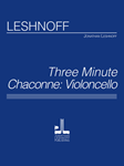 Three Minute Chaconne - Cello Cello