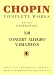 Concert Allegro. Variations for Piano