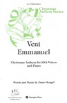 VENI EMMANUEL CHRISTMAS ANTHEM FOR SSA VOICES AND PIANO