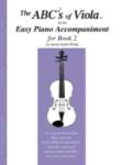 Carl Fischer Rhoda   ABCs of Viola - Intermediate Book 2 - Piano Accompaniment