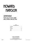 Serendae for Flute, Harp and Strings