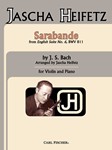 Sarabande From English Suite No. 6, Bwv 811