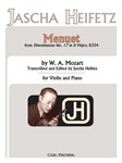 Menuet From Divertimento No. 17 In D Major, K334