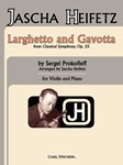 Larghetto and Gavotta From Classical Symphony, Op. 25