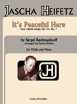 It's Peaceful Here From 12 Songs, Op. 21, No. 7