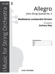 Allegro from String Quartet No. 2