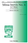 Missa Brevis No. 6 in F Minor